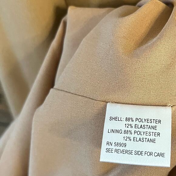 Gianni Bini Tan Abby Cutout Midi Dress Size 4 - Picture 11 of 12